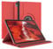 EAZY CASE - Tablet Hülle für iPad Air 4 (2020) / Air 5 (2022) Schutzhülle 10.9 Zoll Smart Cover Tablet Case Rotationcase zum Aufstellen Klapphülle 360° drehbar mit Standfunktion Tasche Kunstleder Rot