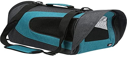 Alina Tasche, 27 × 27 × 52 cm, Anthrazit/Bordeaux, Hundetasche