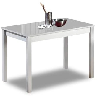 ASTIMESA Mesa de Cocina, Metal, Gris, 90x50cm