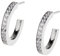 Ernstes Design Evia Ohrringe Creolen E572 Edelstahl ZirkoniaHalbcreolen