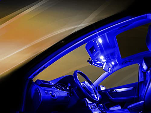 maxtron Licht Innenraumbeleuchtung Blau Beleuchtung Innenlicht SET für Auto Golf 4 Innenraumset