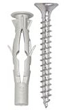 Tassello nylon con vite a legno tsp 8x50 conf. 50 pz.