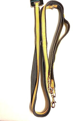 Petlando Mesh Outdoor 3 Meter Leine mit Sicherheitsgriff u. refl. Streifen gelb L 3 m/ 30 mm
