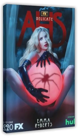 ZOLULA Filmposter American Horror Story Staffel 12 auf Leinwand, Schlafzimmer, Dekoration, Sport, Landschaft, Büro, Raumdekoration, Geschenk, Rahmenstil, 60 x 90 cm