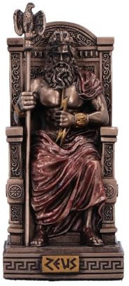 Zeus Gott des Himmels Minifigur Mythologie Statue 8,5 cm Nemesis Now