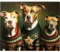 Kare Design Wandbild Dog Family, Bunt, mehrfarbig, Glasbild, 4mm ESG Sicherheitsglas, Tierisches Design, Hunde, Wandkunst, Bild, Schlafzimmer, Wohnzimmer,Glas, Polypropylen, 110x90 cm (H/B)