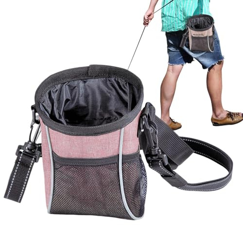 Weppduk Hüfttasche für Hundetraining – Outdoor-Hundetrainingstasche, Oxford-Tasche, Hundespaziergänge, Spaziergänge, tragbare Trainingstasche mit mehreren Taschen für Haustierkotbeutel, Snacks