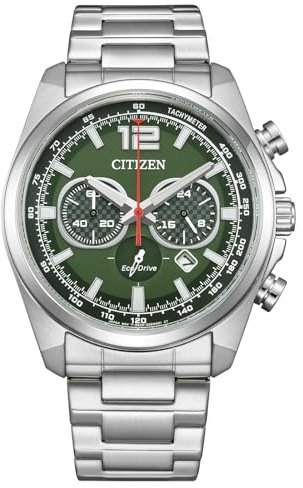 CITIZEN Herren Analog Eco-Drive Uhr mit Edelstahl Armband CA4640-50X