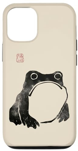 Matsumoto Hoji Frog, Japanese Woodblock Case for iPhone 12/12 Pro
