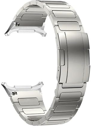 Titan-Metall-Uhrenarmband ohne Lücken mit gebogenem Ende, passend for Samsung Watch 7 Ultra 47 mm(Ti-Tool)