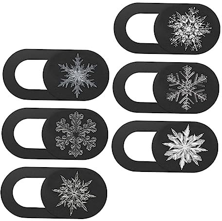 SHINEOFI Webcam Abdeckung Slide 6 Stück Dünn Und Kompakt Aus Robustem Kunststoff Privatsphäre Schutz Für Laptop Tablet Und Smartphone Einfache Bedienung Mit Schiebemechanismus Kratzschutz Für Kamera