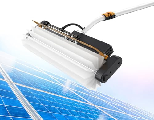 YXZQLOZ Electric Window Cleaning Pole with Hose Attachment for High-Reach Exterior Glass, Extendable Brush Tool for Effortless Scrubbing and Rinsing (7.5m)
