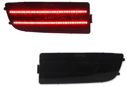 POLOFZFGKZ Für M&ercedes Sprinter W906 Und VW Crafter 2006–2018 Heckstoßstangenreflektor Rücklicht Bremslicht Blinker Nebelschlussleuchte Auto Rücklicht Montage(Smoked Lens)
