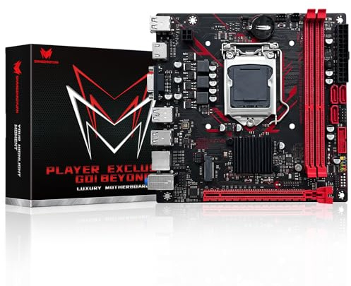 SHANGZHAOYUAN Placa base LGA 1155 B75 X7 VB Mini ITX Gaming PC Mainboard | Compatible con CPU Intel 2th/3th Core i3, i5, i7/Xeon E3 serie 12XX, DDR3, NVME M.2, PCIe X16