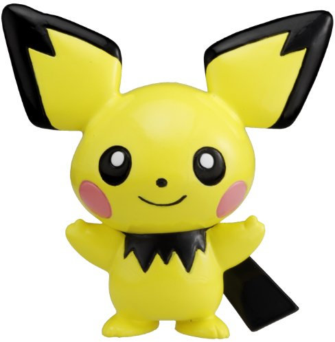 TAKARA TOMY Pokemon Monster Collection Mini Figur - 1.5 Pichu (M-051) (Japanese Import)