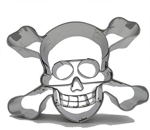 Ausstechform Ausstecher * Piraten Totenkopf * zum Kekse Backen oder Basteln // Aus Edelstahl von Städter // Mottoparty Kindergeburtstag Kinder Geburtstag Feier Fest Party Motto Pirates Pirat