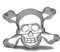 Ausstechform Ausstecher * Piraten Totenkopf * zum Kekse Backen oder Basteln // Aus Edelstahl von Städter // Mottoparty Kindergeburtstag Kinder Geburtstag Feier Fest Party Motto Pirates Pirat