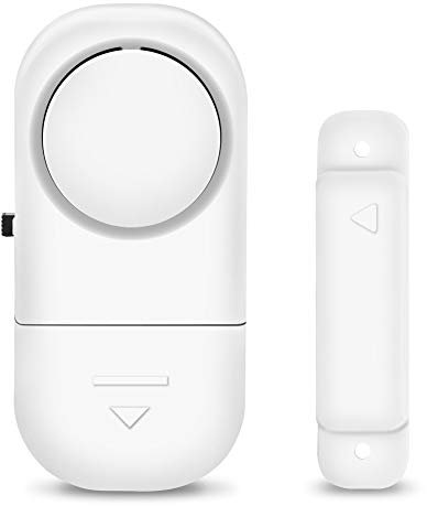 Sensor Magnético, de Alarma de Seguridad Inalámbrico para Puertas y Ventanas y Entrada a la Casa Antirrobo -