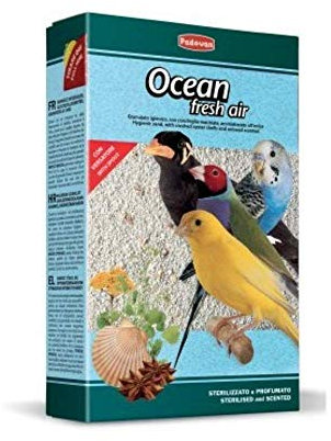 Padovan - Sabbia oceanica per Uccelli all'anice -depolverizzata e sterilizzata - 1 kg