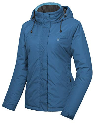 Little Donkey Andy Damen Skijacke Snowboardjacke Wasserdicht Warm Winter Winddichter Berg Schnee Regenmantel Dunkelblau L