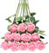 Tifuly 12 PCS Künstliche Rosen, 19,68 '' Single Long Stem Fake Rose Seide Braut Hochzeitsstrauß Realistische Blume für Hausgarten Party Hotel Büro Dekor (Blüten Rosen, Hellrosa)