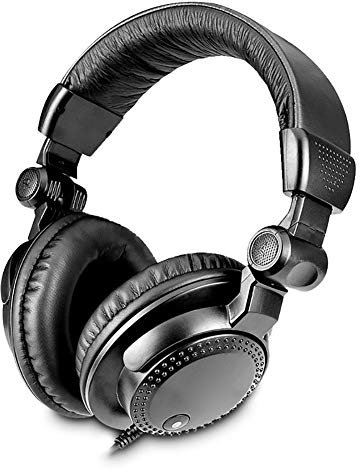 RSGK Cuffie Stereo per DJ Monitor, Monitoraggio E Missaggio Professionale da Studio, Braccio Telescopico Ridimensionato, Driver al Neodimio da 50 Mm