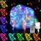 Tacobey LED Rope Lights, 33Ft 100LED RGBW String Lights Outdoor Tube Lights Waterproof with Remote, 16 Colors Decorative Lights for Party Wedding Garden Decorations - Battery Powered&USB