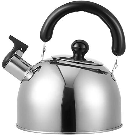 Cabilock Gas Herd Tee Wasserkocher ?tenkessel Pfeifen Tee Wasserkocher Edelstahl Pfeifen Teekanne Wasserkocher Kochendes Wasserkocher für Gas Herd Herd 2L Wasserkessel Gasherd Herd Tee Wasserkocher