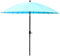 AB Tools 2.6 Metre Wide Aluminium Shanghai Crank + Tilt Garden Patio Parasol Sun Break