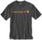 Carhartt, Herren, Lockeres, schweres, kurzärmliges T-Shirt mit Logo-Grafik, Anthrazit meliert, M