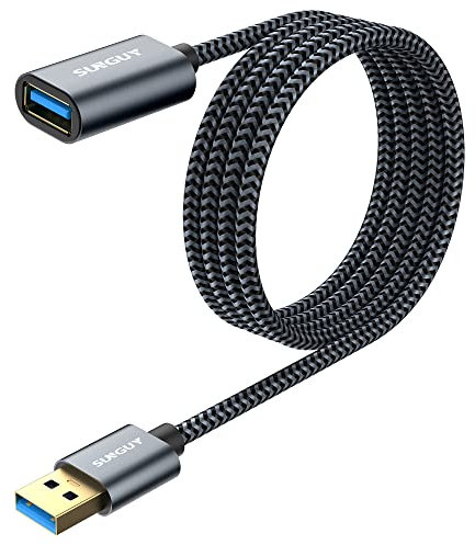 SUNGUY USB 3.0 Extension Cable USB 3.0 Male to Female Extender Lead 5Gbps Compatible with External Hard Drive, Printer, Scanner, Oculus Rift, Card Reader, Fan Cooler -1.5m