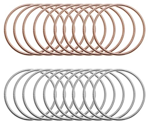 PLCPDM 20 Piezas Brazaletes de Metal Plateado Pulseras de Cuerdas de Guitarra para Mujeres Niñas Pulsera Apilable Pulsera de Resorte de Metal de Fiesta Minimalista