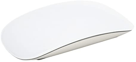 Bewinner Mouse Wireless Silenzioso, Bluetooth Ultra Sottile 1600 DPI con Touch Wheel, Ottico Portatile con Batteria Intercambiabile, per Laptop, Tablet, Desktop, PC (Bianco)