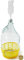 WYSKONT Enghals Ballonflasche mit Schraubverschluss, Schutzkorb, Luftschleuse und Stopfen für die Weinherstellung, Gärung, Getränkeaufbewahrung, aus transparentem Glas, 1 Stück x 5 l