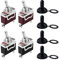AIEX 20 Interruptor de 12v Interruptor Palanca 12v Interruptor Marino Estanco Interruptores de Palanca Marinos, Impermeables, 12 V CC, 30 A, Interruptor de Palanca 250 V CA, 15 A, SPST 2 Pines