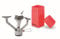 KEMPER - Kit Réchaud gaz pliable compact 4.5 kW pour Bouteille Butane Propane Camping Haute montagne
