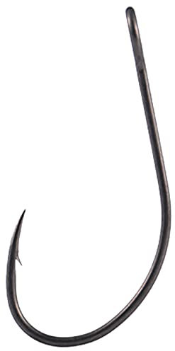 BKK Fischhaken für Spoons, 10er Pack, Schwarz, Nadelspitze, Edelstahl, Größe 6