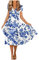Damen Sommerkleid Leinenkleid Damen SommerKleidung Damen Sommer Schmetterlingskleid Mädchen Abendkleider Lang Verrückte Hutmacherin Kostüm Lange Damen Kleider Elegant Flieder Kleider Damen Elegant