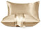 Moonlight Bedding Champagne Cooling Satin Pillow Cases 2 Pack – Soft & Smooth Feels Like Silk Pillowcases for Hair and Skin Care Standard Size Pillow Covers