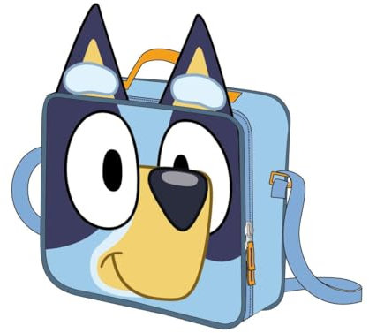 CERDÁ LIFE'S LITTLE MOMENTS, Portameriendas Escolar de Bluey Unisex niños, Azul, Estándar