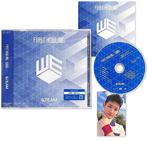 &TEAM - (Japanese Album) [First Howling WE] (STANDARD EDITION Ver.) Booklet + CD + Photo Card C + 5 Extra Photocards