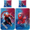 Spider Man Kinder-Bettwäsche New York 135 x 200 cm + 80 x 80 cm 100% Baumwolle in Renforcé-Linon-Qualität Spiderman Marvel Avengers Endgame Bettzeug Bettbezug deutsche Größe Reißverschluss
