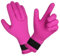 AUAUY Neopren Tauchhandschuhe, 3mm Warme Tauchhandschuhe, Flexibel Schwimmhandschuhe mit Anti-Rutsch Partikeln, Erwachsene Fünf-Finger-Tauchhandschuhe für Open Water Swimming Surfing Tauchen (Rosa-S)