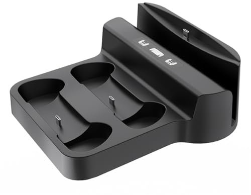 For Playstation Portal Charging Station For PS 5 Controller Charge Stand Dock (black)