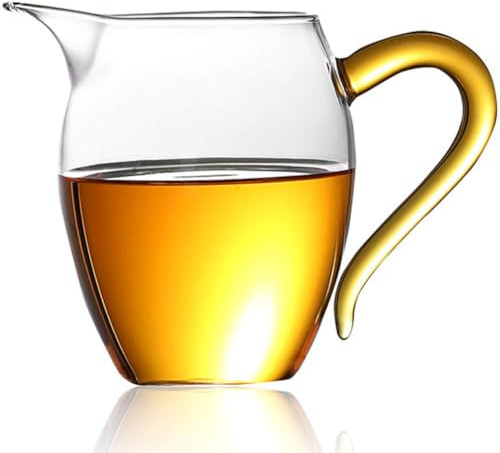 AUSUAYA Glass Gong Dao Bei, Milk Pitcher/Cha Hai for Chinese Gong Kung Fu Tea Fairness Cup Sharing Pitcher G-D-B1 (350ml / 334.5 g)
