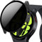 Neitra Privatsphäre Hülle für Samsung Galaxy Watch 6 2023 44mm, PC harte Hülle Kratzfest Gehäuse mit Anti-Spy HD Gehärtetes Displayschutz, Gesamt Schutzhülle Cover Smartwatch Zubehör für Galaxy Watch6