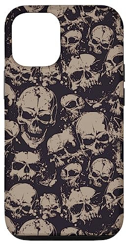 Hülle für iPhone 14 Emo Grunge Ästhetischer Gothic-Totenkopf Goth Halloween