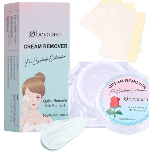 CrèMe Remover Cils Extension 10g Dissolvant Pour Extension Produit Pour Retirer Extension De Cils Remover Cils by Obeyalash (Rose)