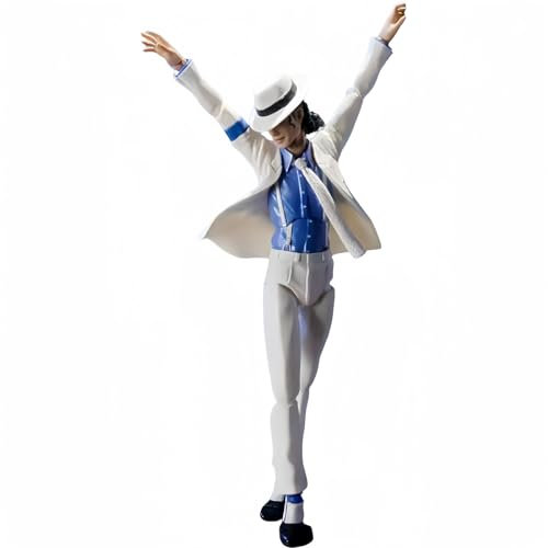 Acfigure Michael Character Model With Movable Arms Collectible Figure Suitable For Gift Giving (White Michael)