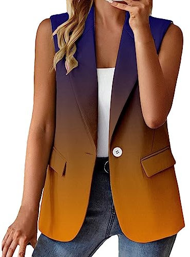 Artikel Unter 2 Euro, Outlet Angebote, Übergangsmantel Damen Winter Jacke Ärmelloser Damen-Mantel, Bedruckter Cardigan-Anzug, Lässige -Cardigan-Jacke Mit Taschen Mein Bestellung, Festival Must Haves